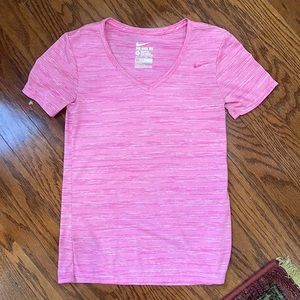 Pink Nike Dri-Fit Shirt (XS)